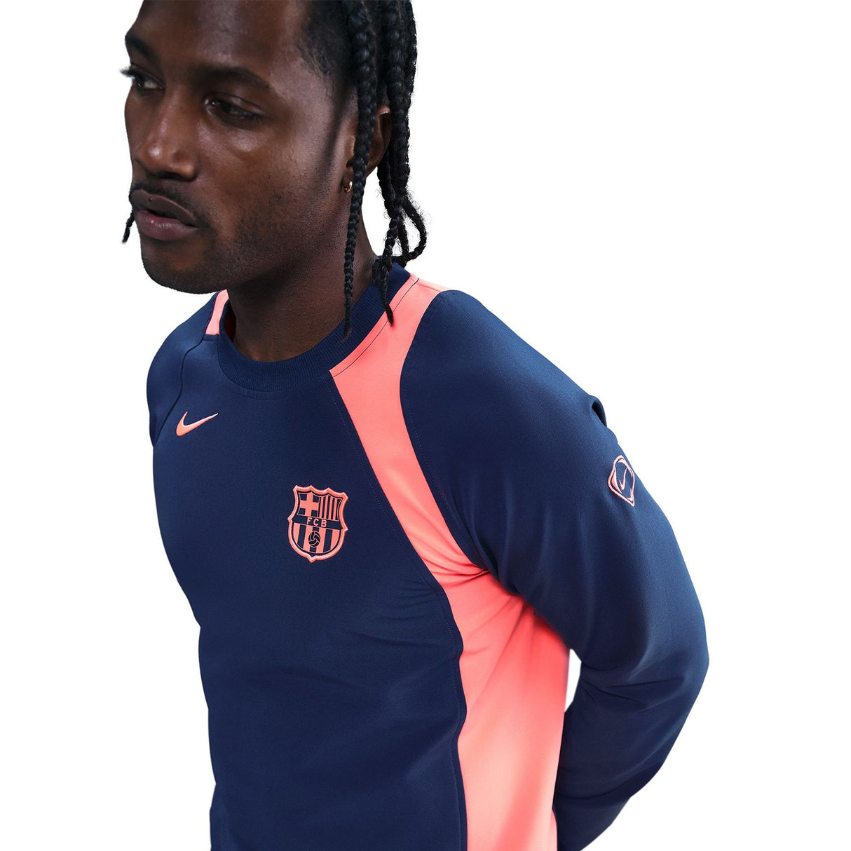 Nike FCB 25 3rd T90 Crew Top Navy
