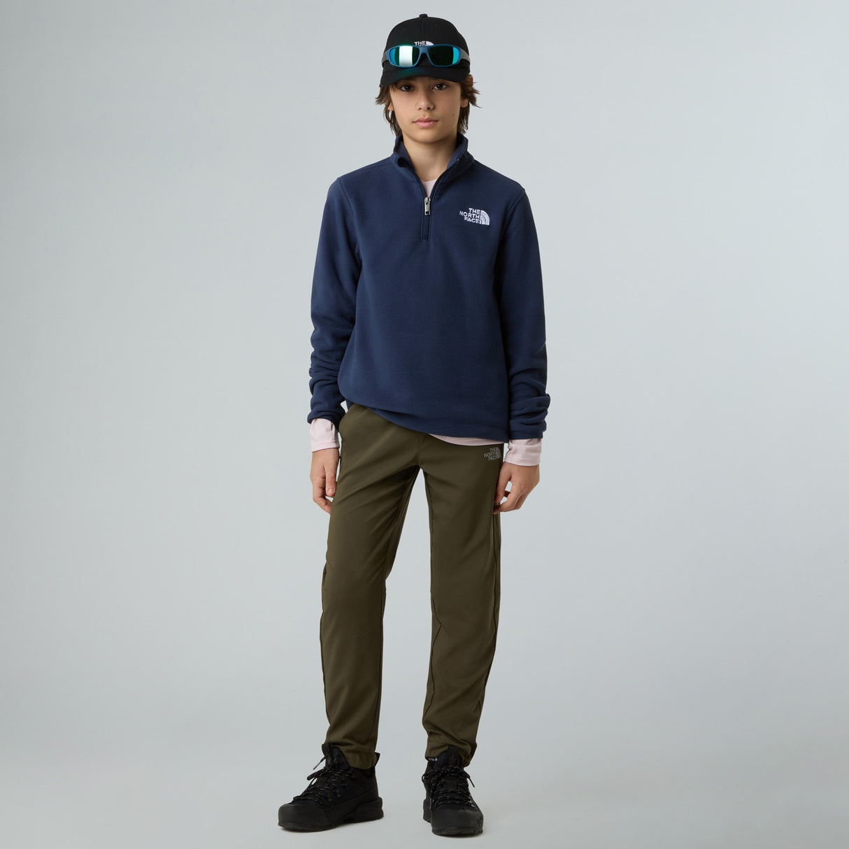 The North Face Glacier Kids Half-Zip Pullover Fleece Top