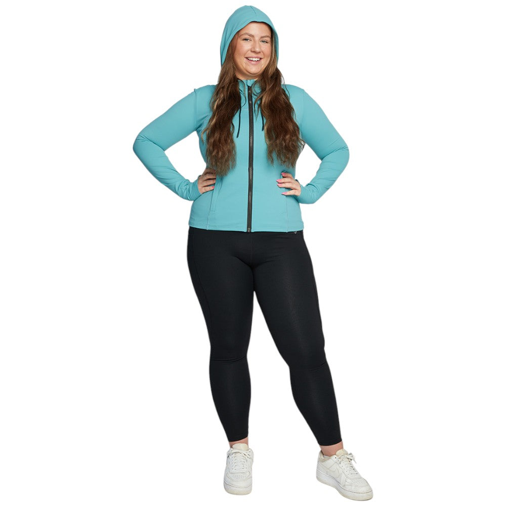 Peachylean Full-Zip Womens Workout Hoodie