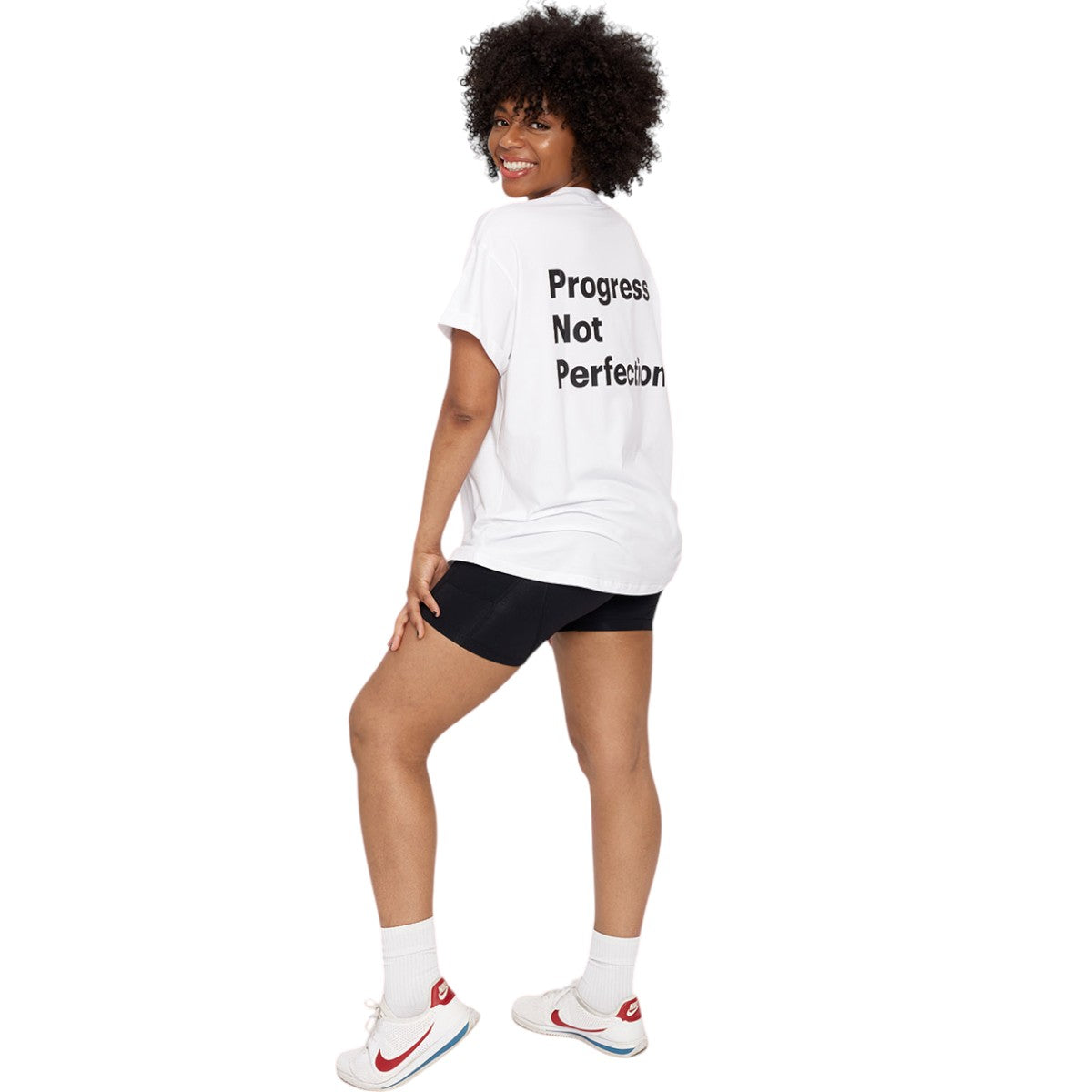 Peachylean Graphic Print Womens Everyday T-Shirt