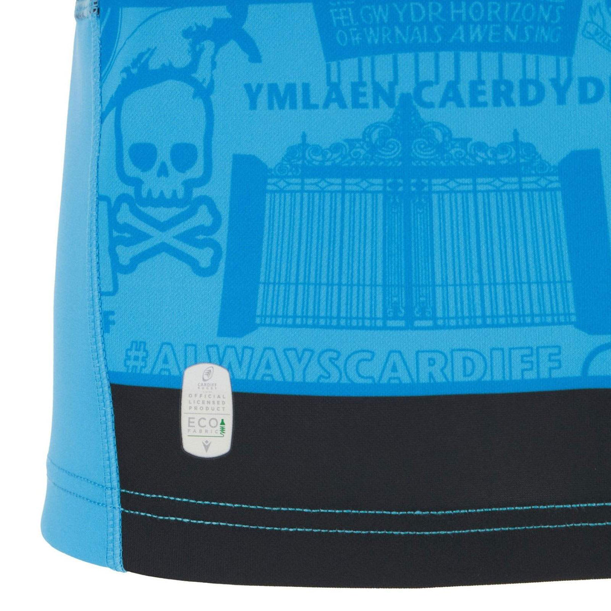 Macron Cardiff M25/26 Hm Jersey SS Blue