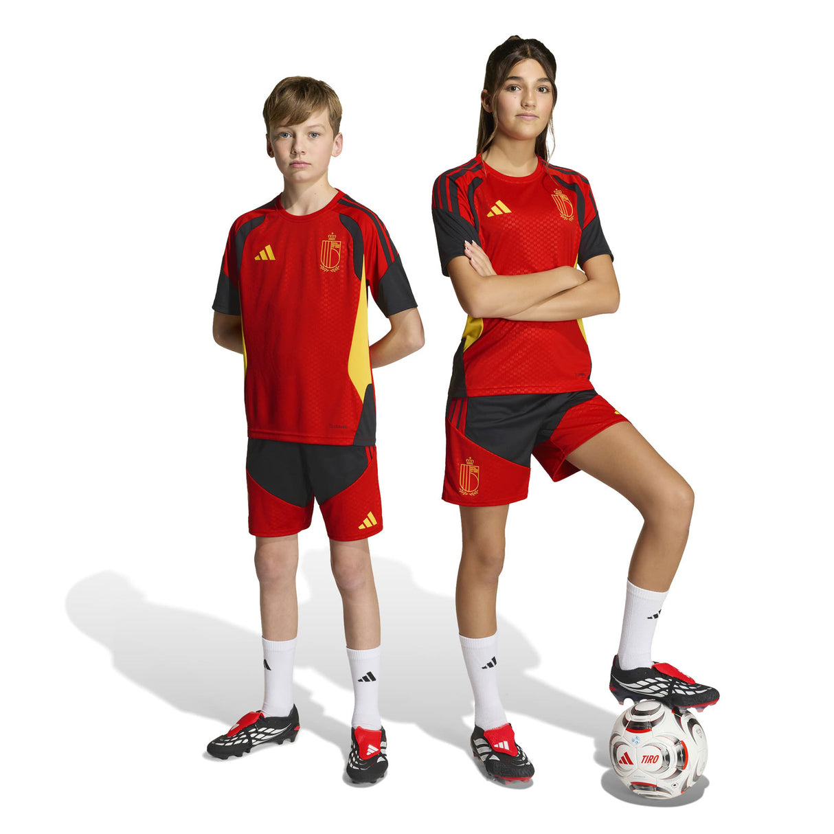 adidas Belgium WC26 Kid Train Shorts Blk