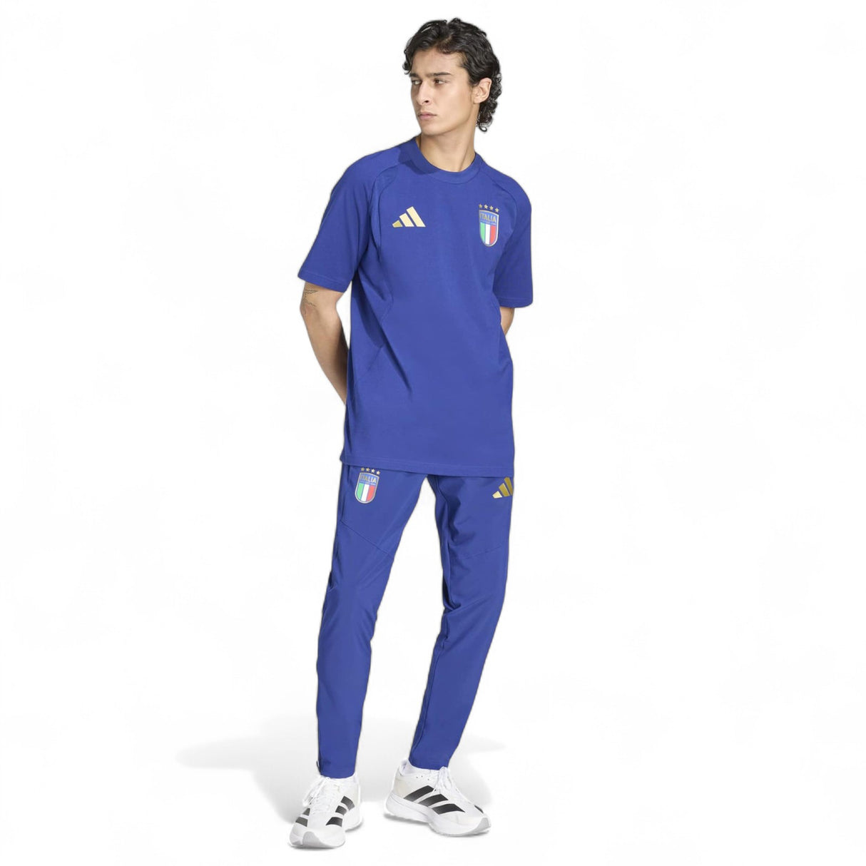 adidas Italy WC26 TT Tee Blue