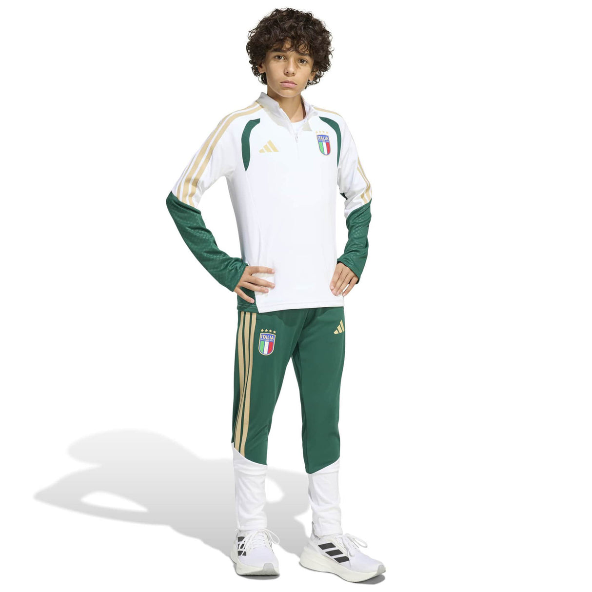 adidas Italy Football World Cup 2026 Tiro Kids Training Top