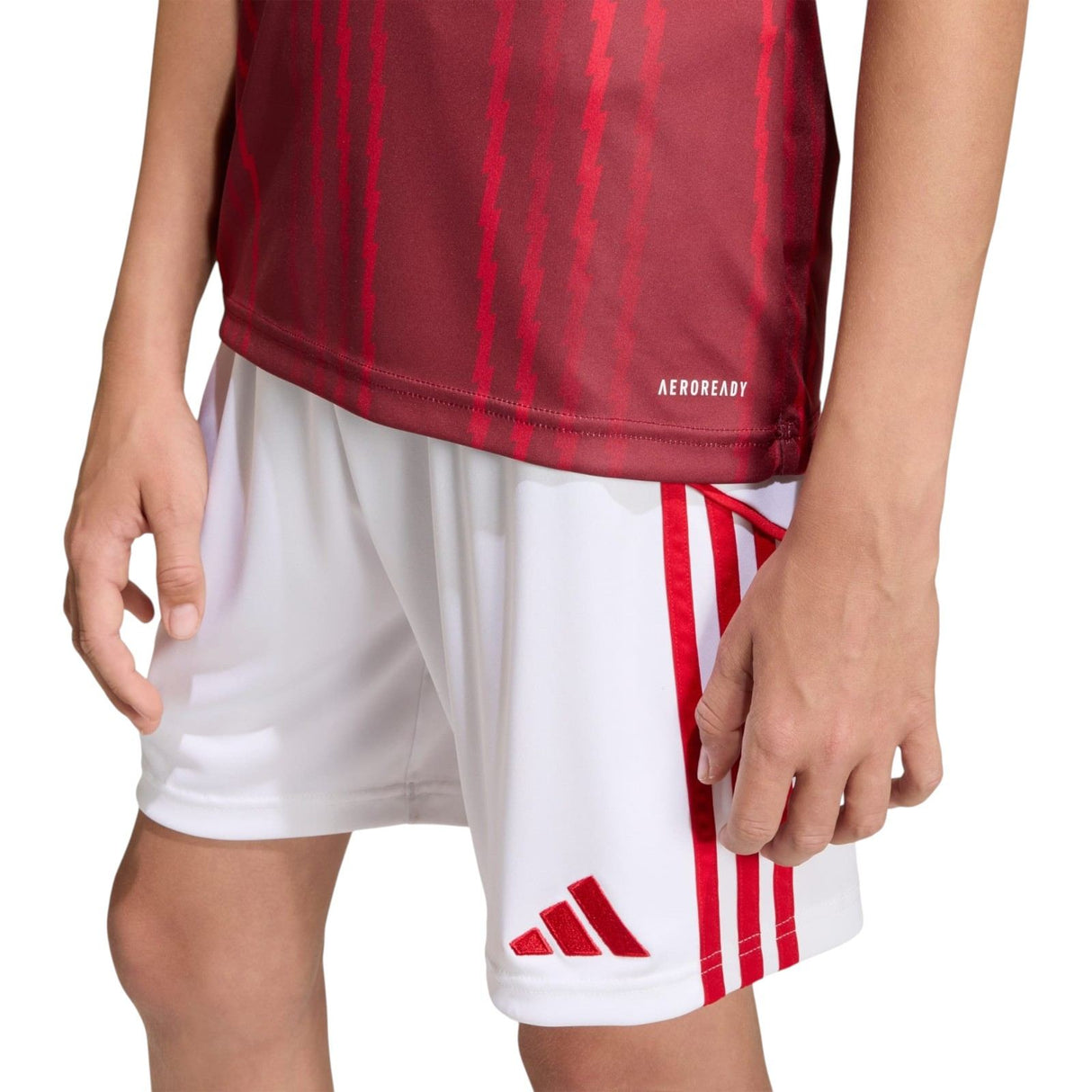 adidas AFC 25 Kids PM Jersey Maroon