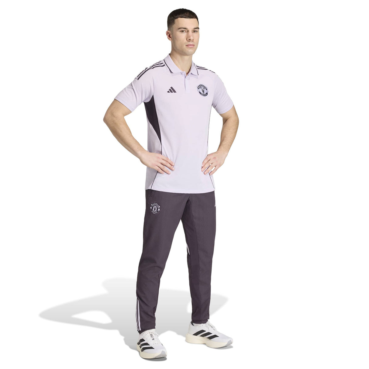 adidas MUFC 25 Polo Purple