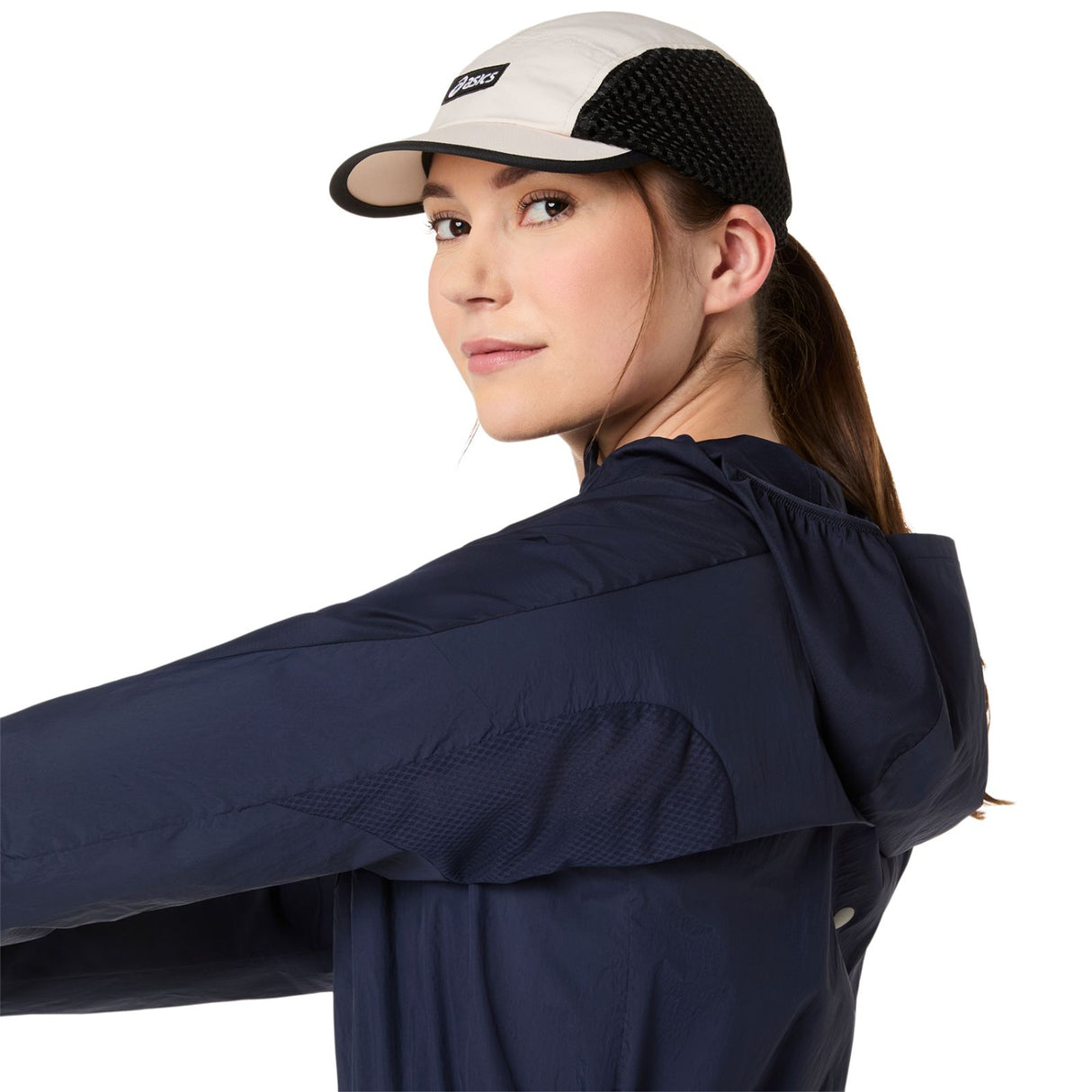 ASICS WMS ROAD PACK JACKET NAVY