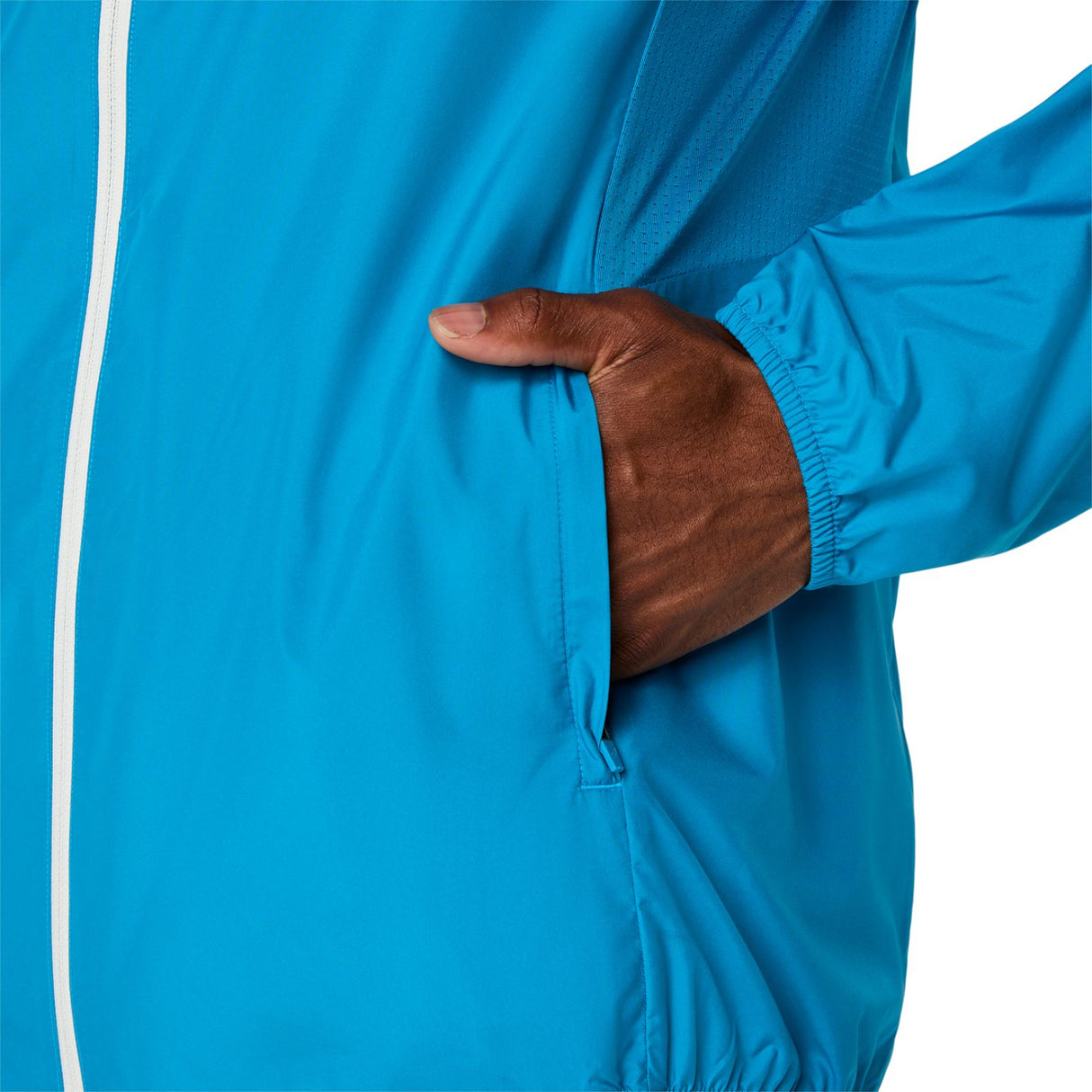 ASICS MENS ICON JACKET BLUE