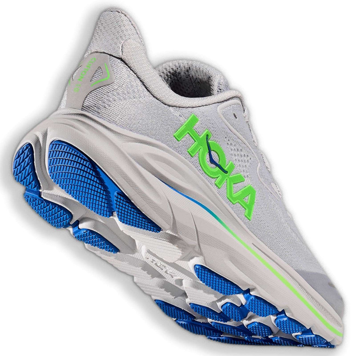 HOKA CLIFTON 10 BIG KIDS GREY