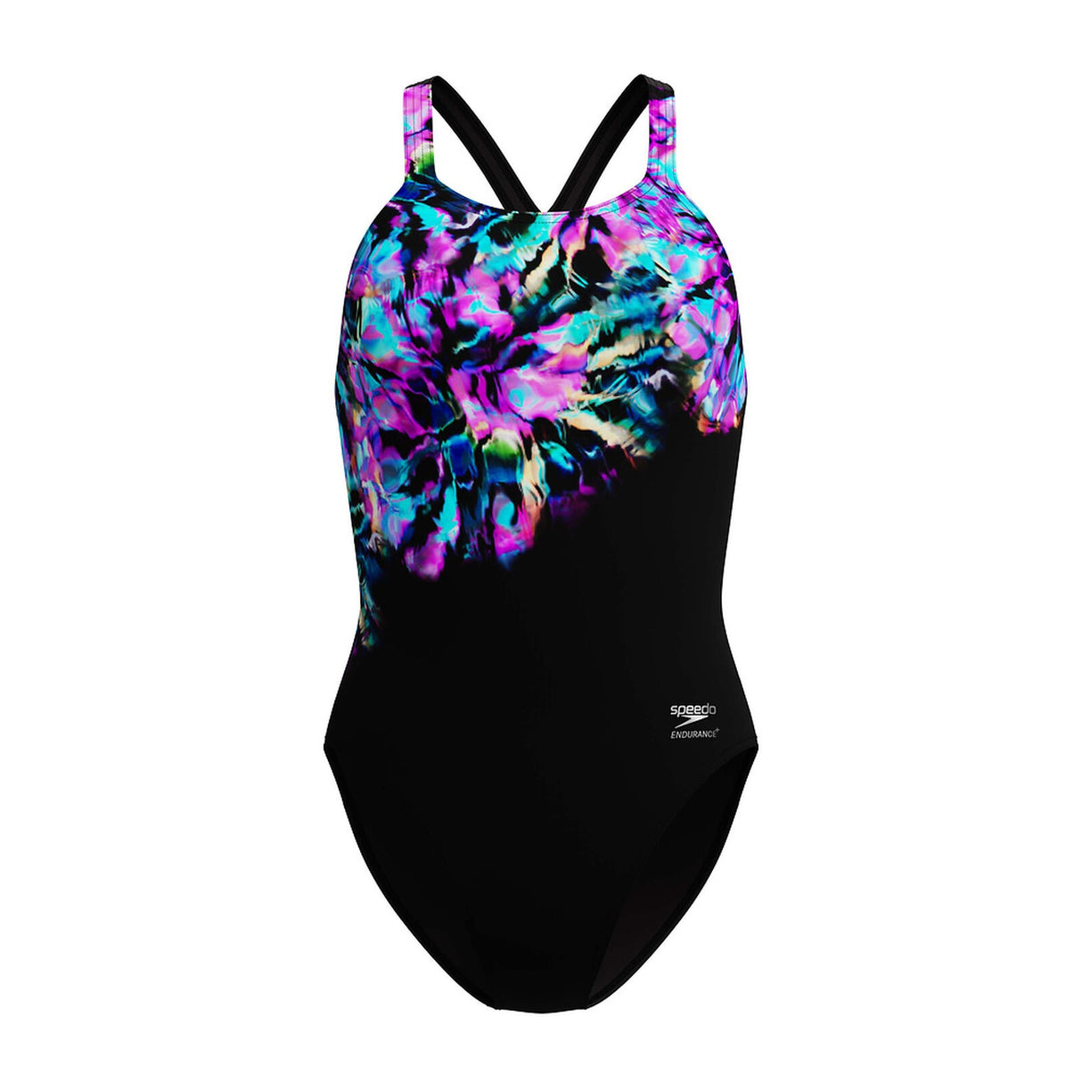SPEEDO PLACEMENT PRINTED POWERBACK BLACK