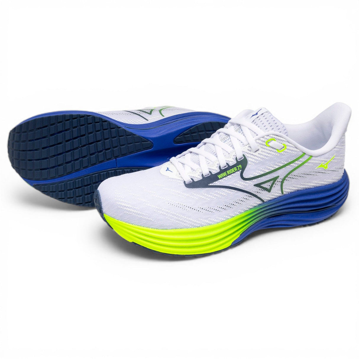 MIZUNO WAVE RIDER 29 WHITE/BLUE