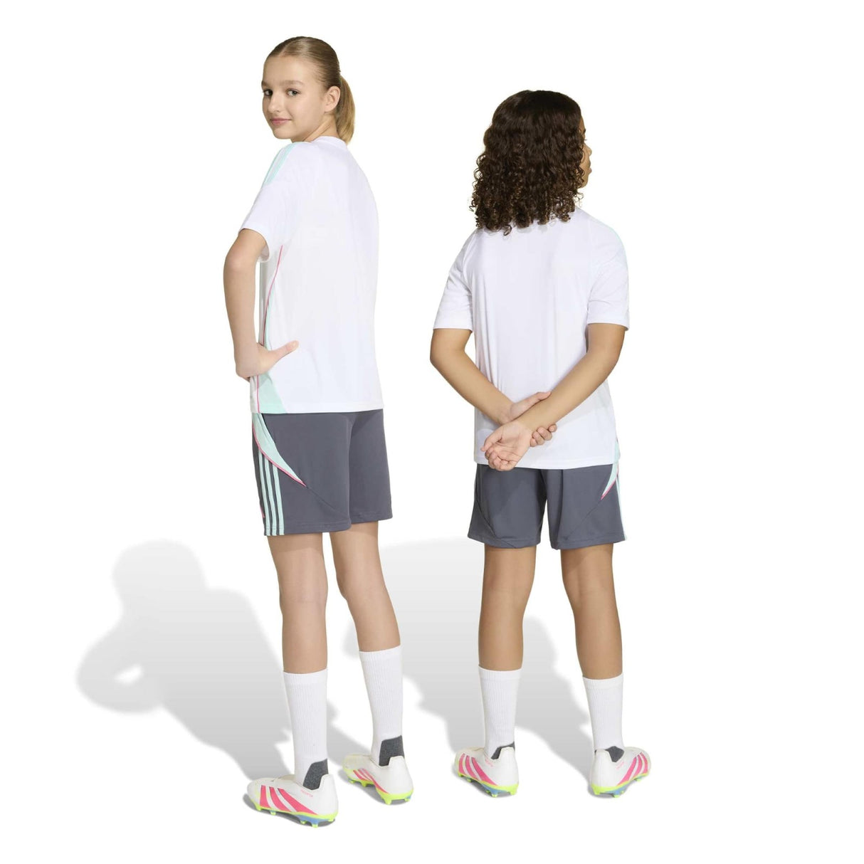 adidas Boys Messi Shorts Grey