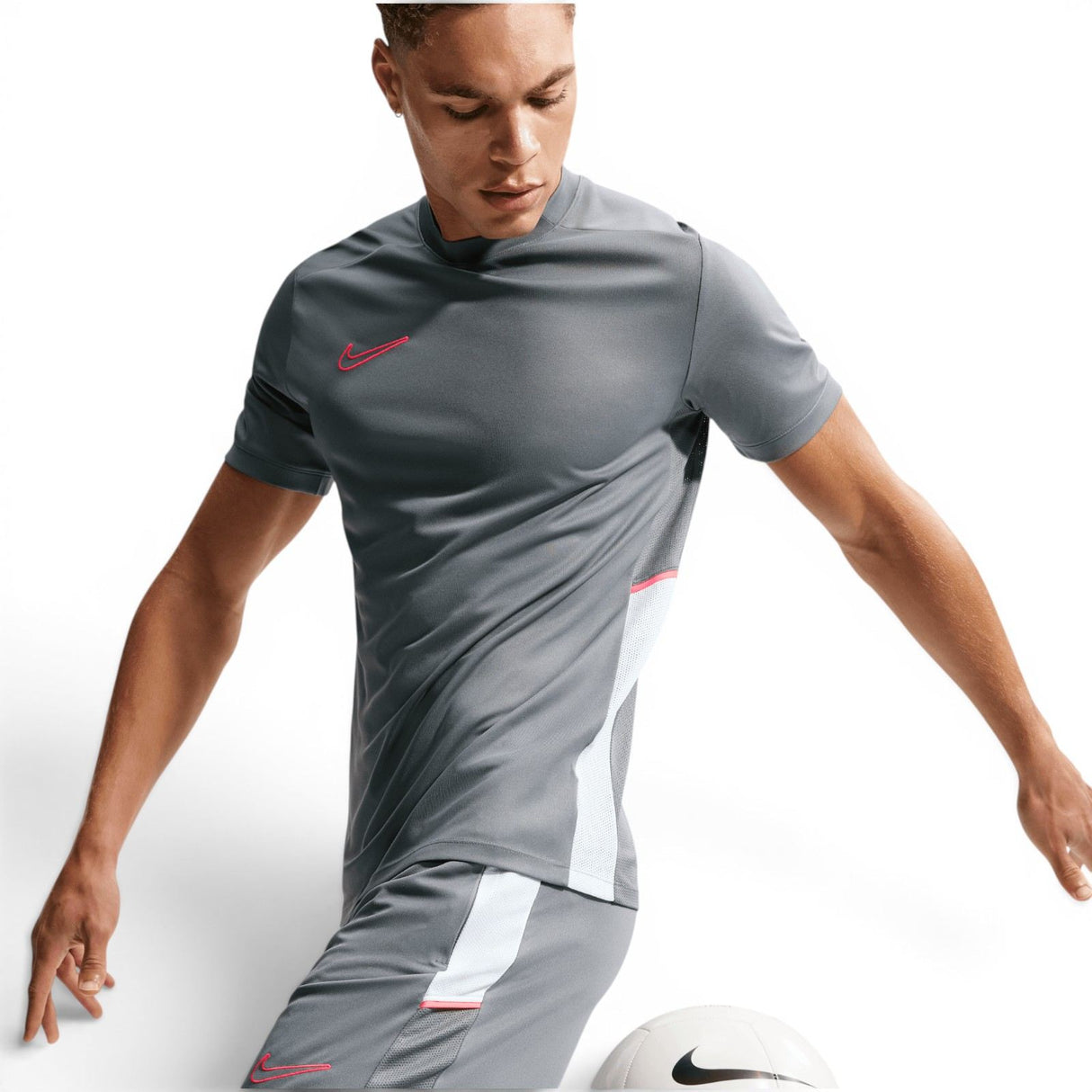 Nike Mens DF ACD25 SS TOP BR Grey