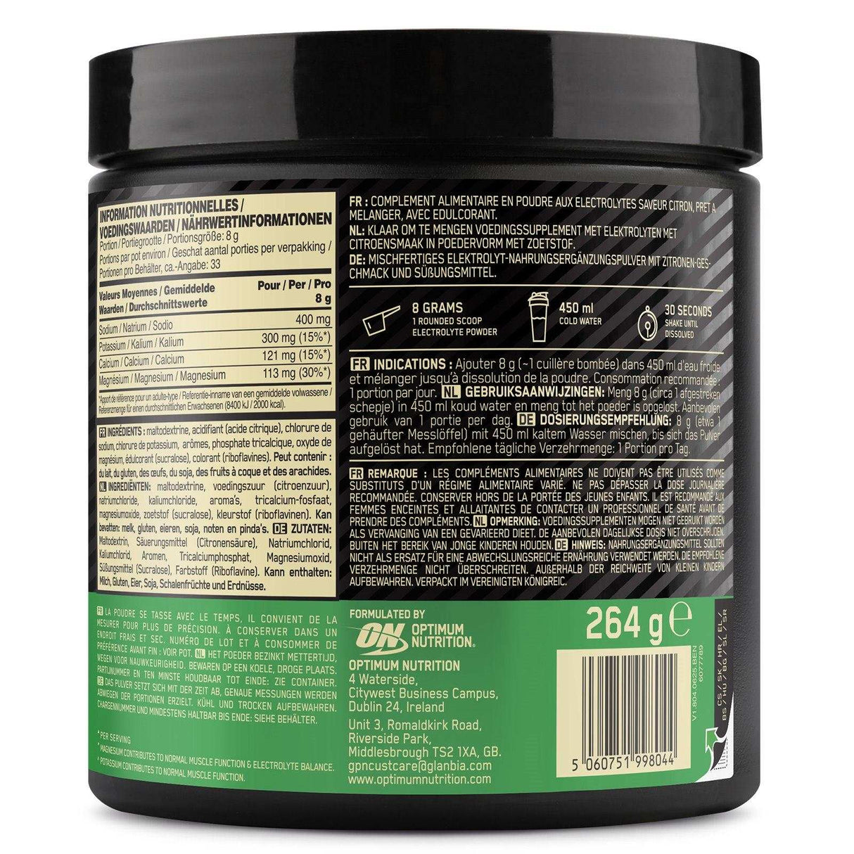 Optimum Nutrition Electrolytes 264g