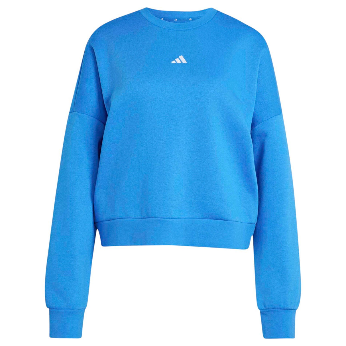 adidas Womens SL Fleece Sweatshirt Blue
