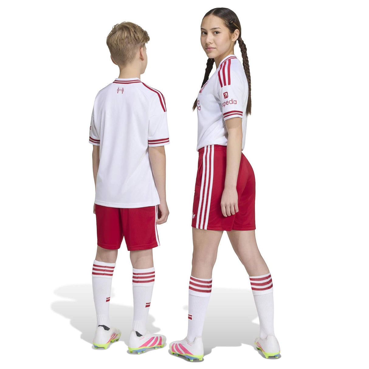 adidas OG LFC 26 Kids Away Shorts Red