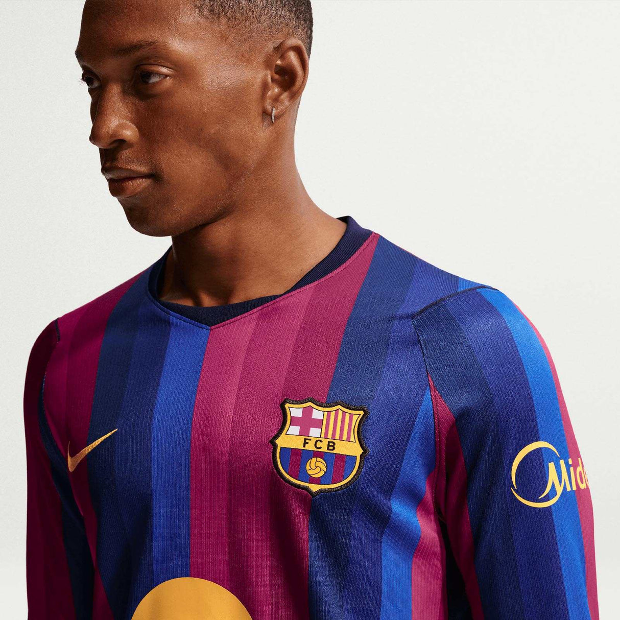 Nike FCB 26 Home LS Jersey Blue