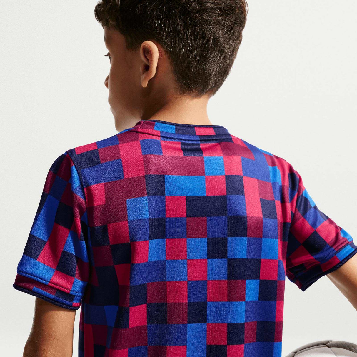 Nike FCB 26 Kids Home PM Jersey Red