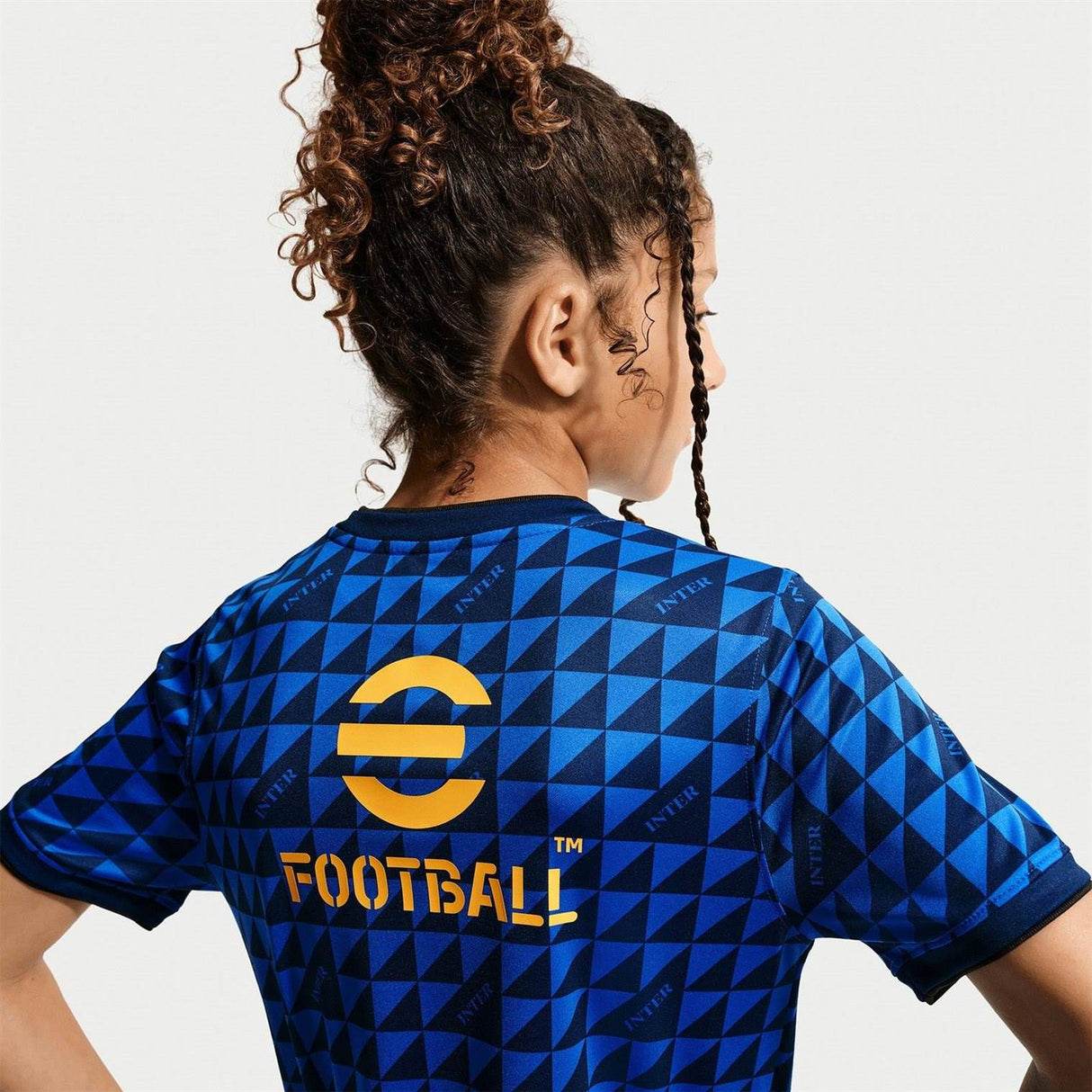 Nike Inter 26 Kids Home PM Jersey Blue