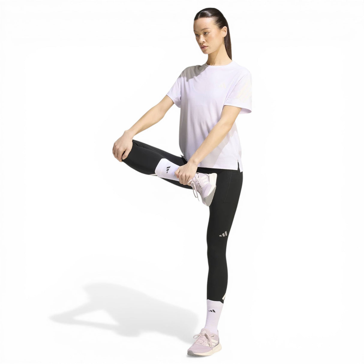 adidas Womens ADI365 T Shirt Purple