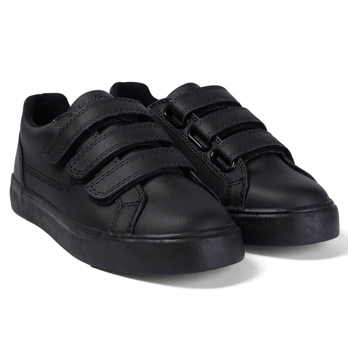 Kickers Tovni Trip Leather Junior Black
