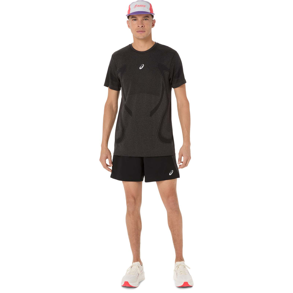 Asics Mens Road Seamless SS Top Black
