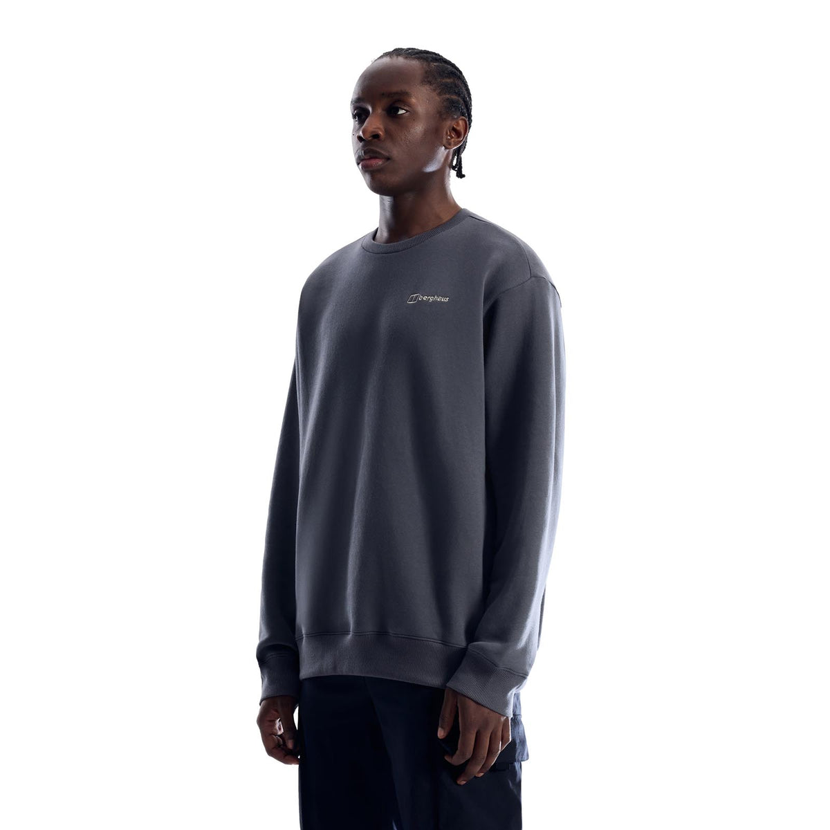 Berghaus Mens Essential Logo Sweater Blk