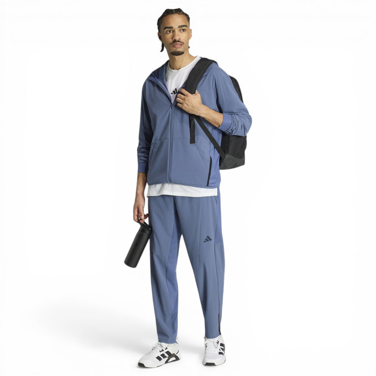 adidas Mens D4T Hybrid Pants Navy