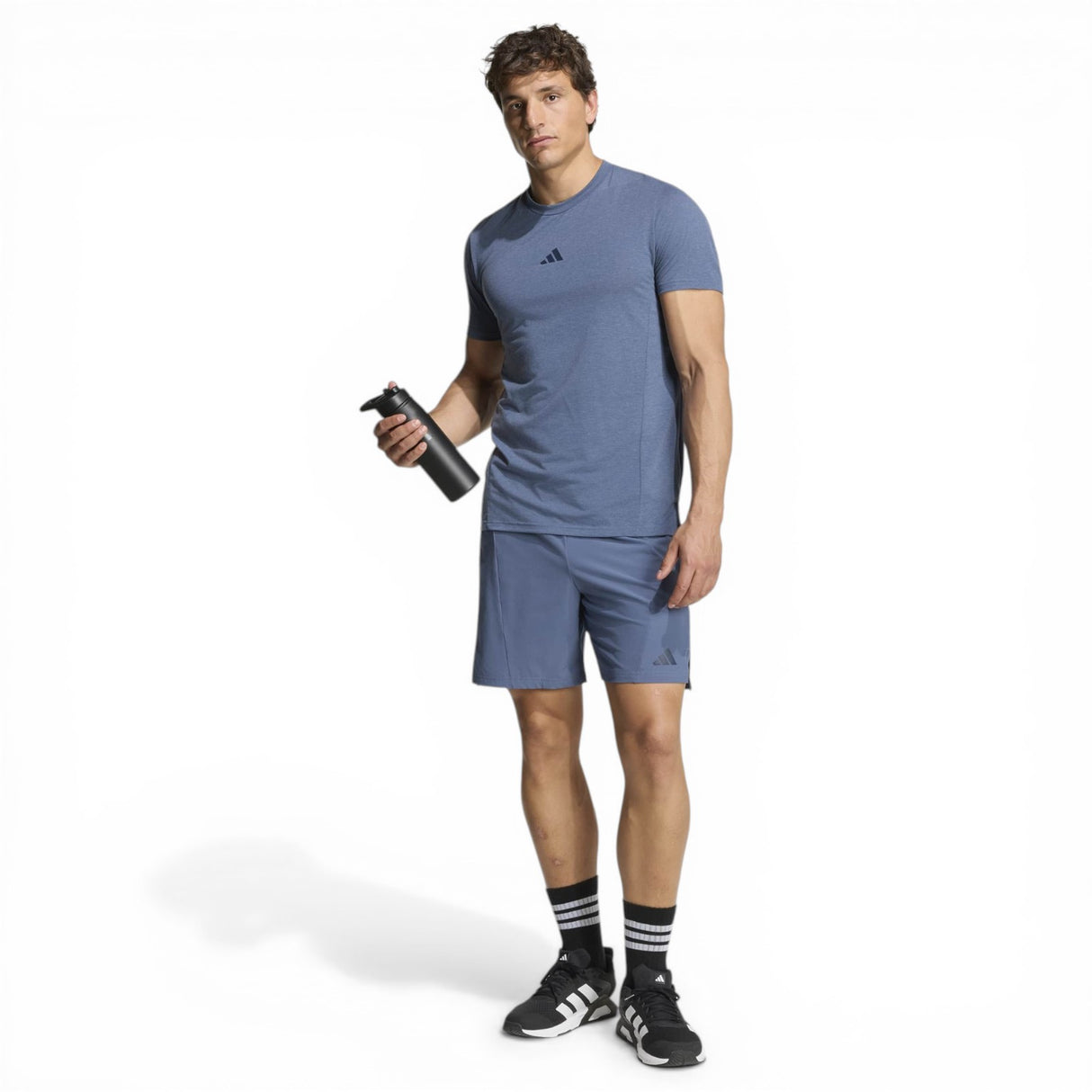 adidas Mens D4T Tee Navy