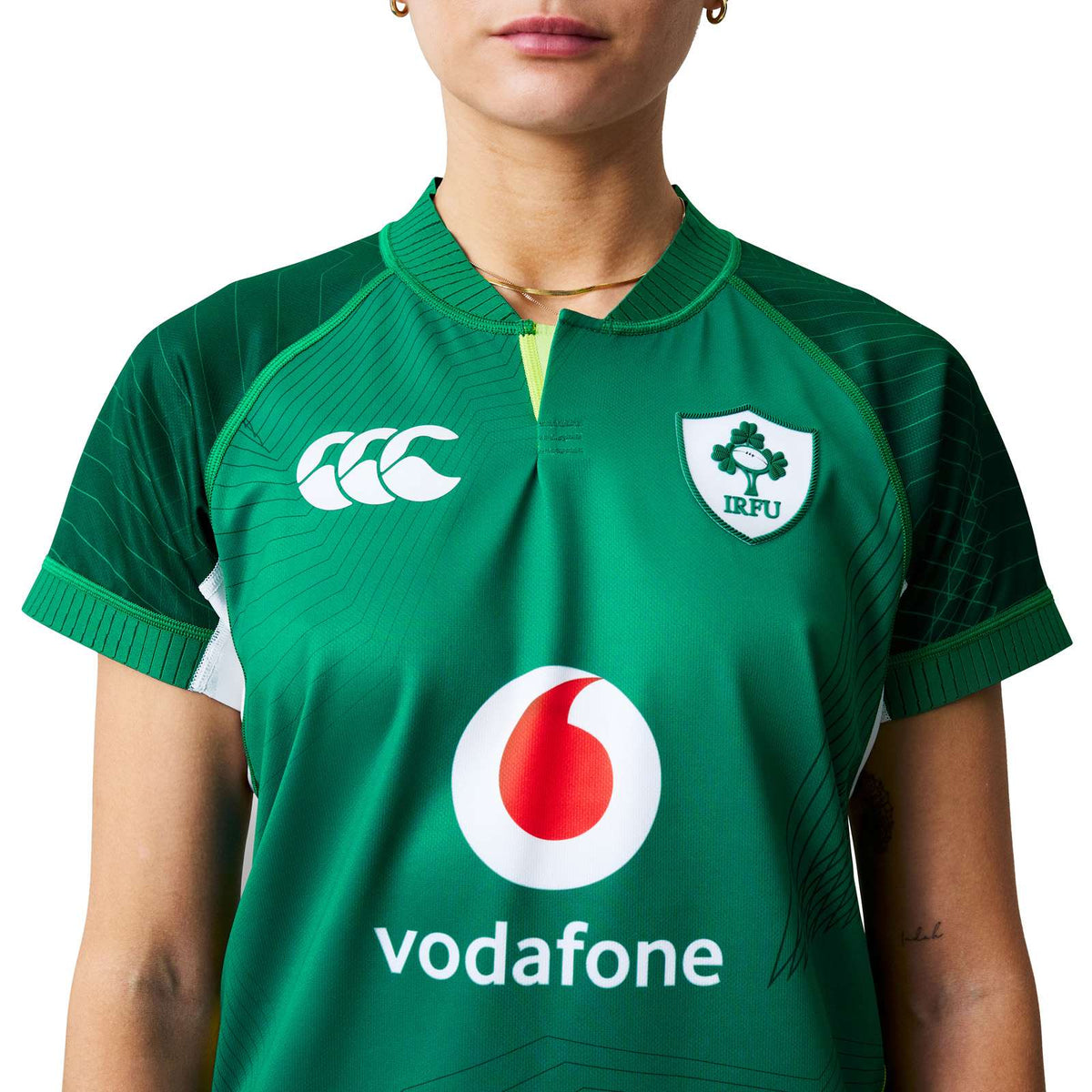 Canterbury IRE Wmn Home Pro Jsy 26 Green
