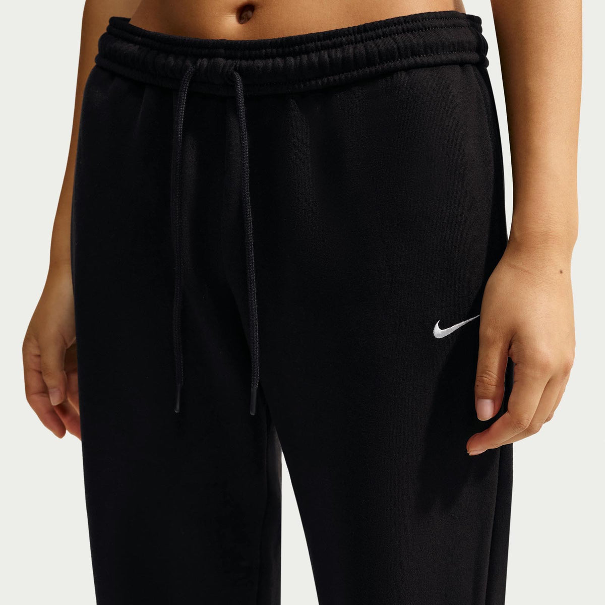 Nike Studio Fleece Medium-Weight Womens Mid-Rise Open-Hem Pants