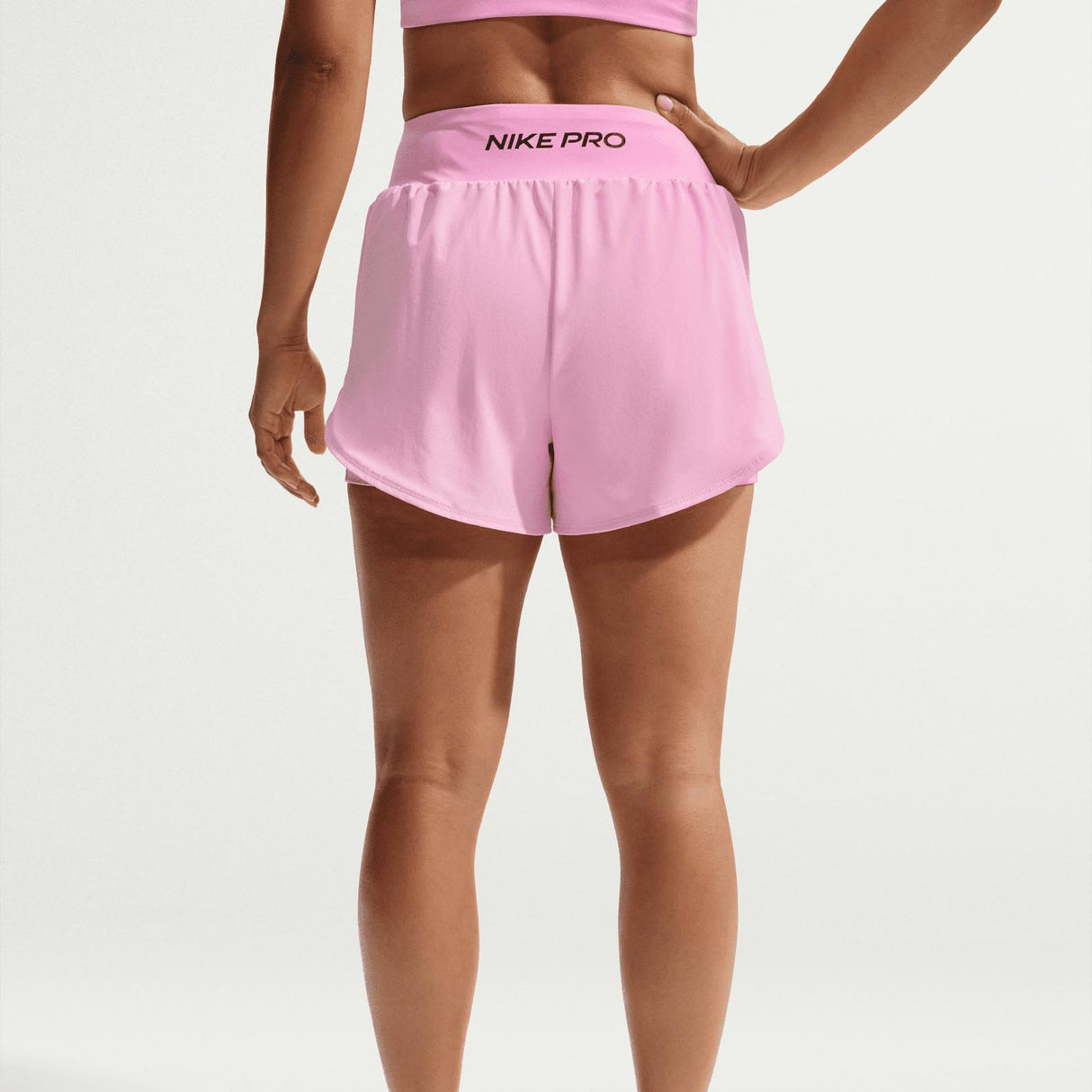 Nike W NP DF Sculpt 2N1 3in HR Short Pnk