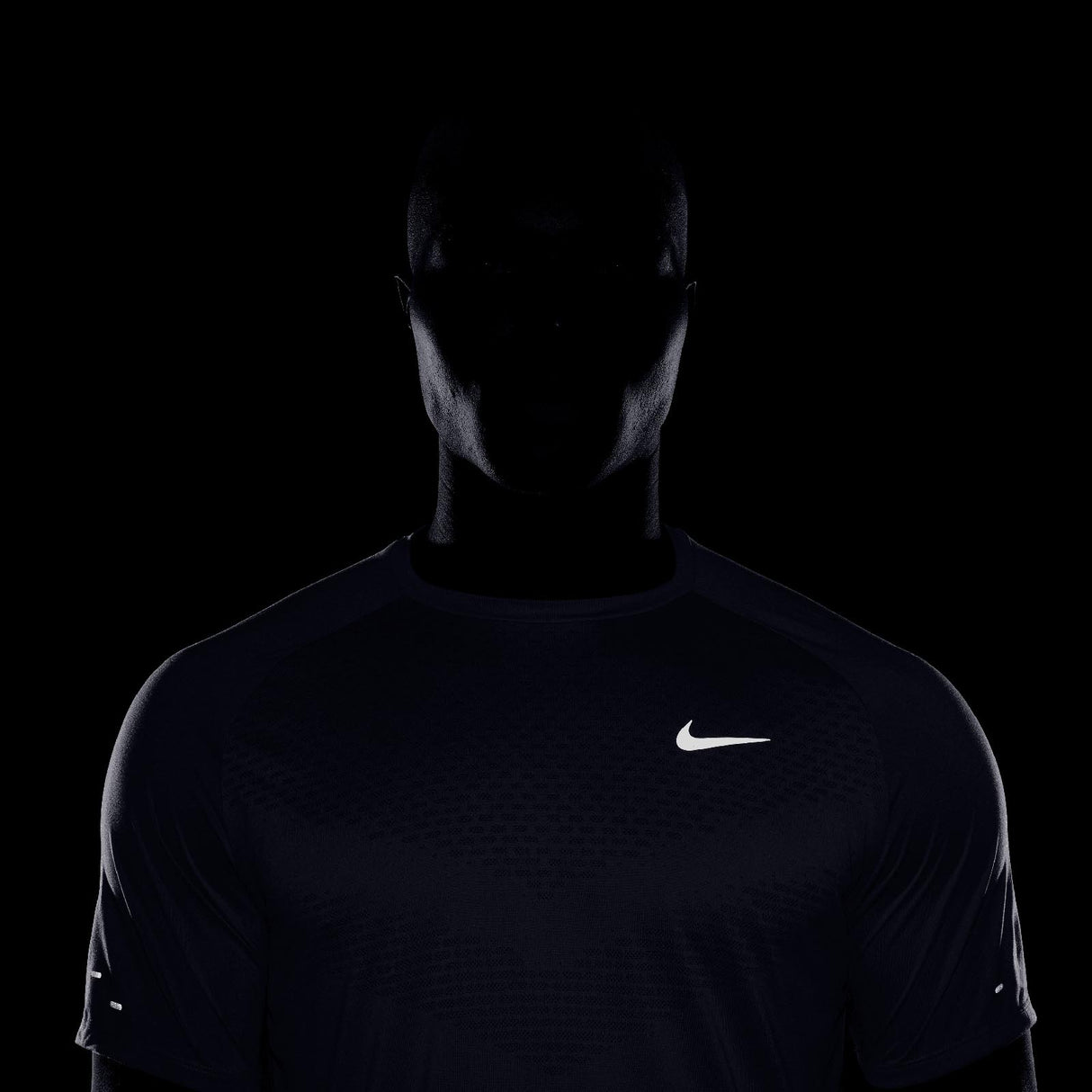 Nike Mens DF adv Stride SS Top Blue