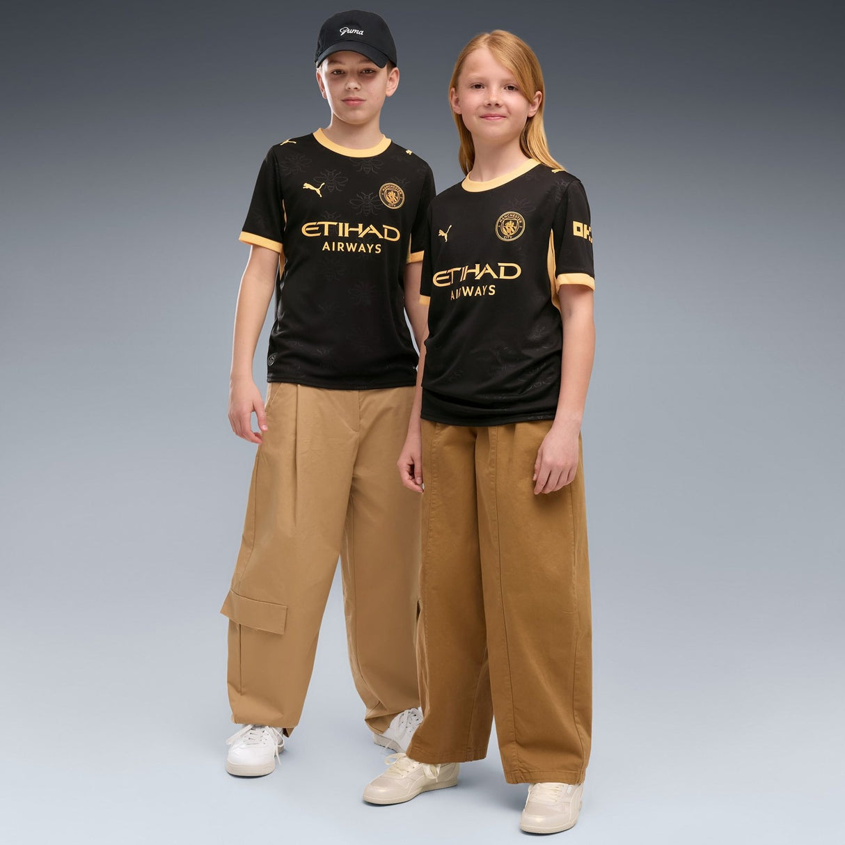 Puma Kids MCFC 26 Away Jersey Black