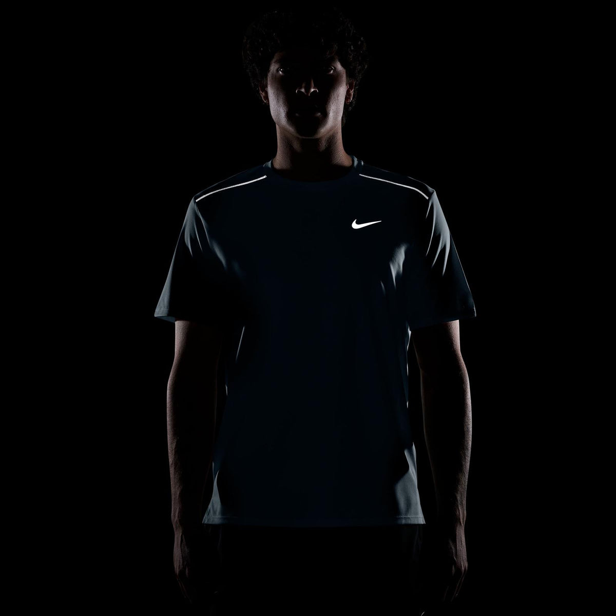 NIKE MENS DF UV MILER SS Blue