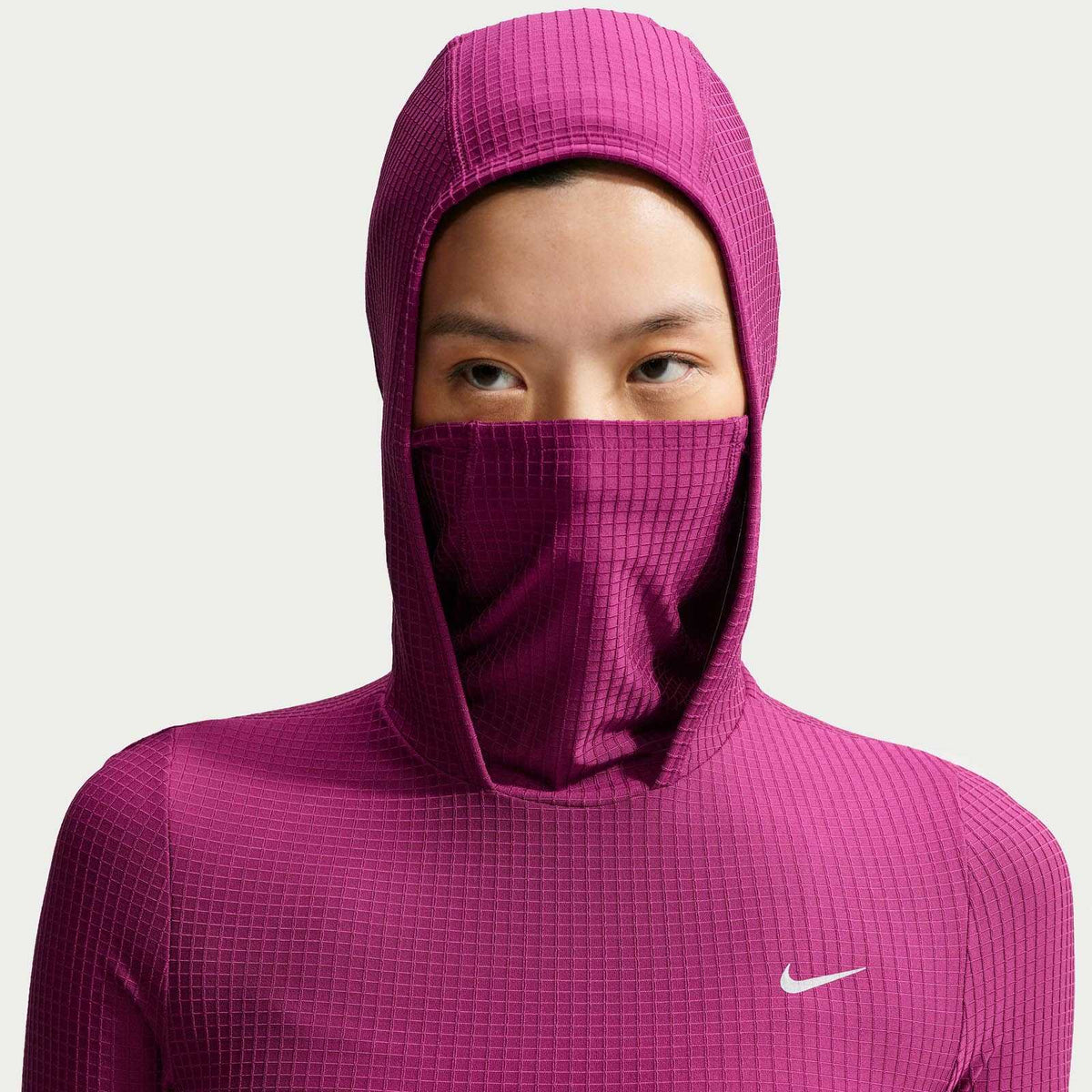 NIKE WMS TF SWIFT HOODED LS TOP Pink