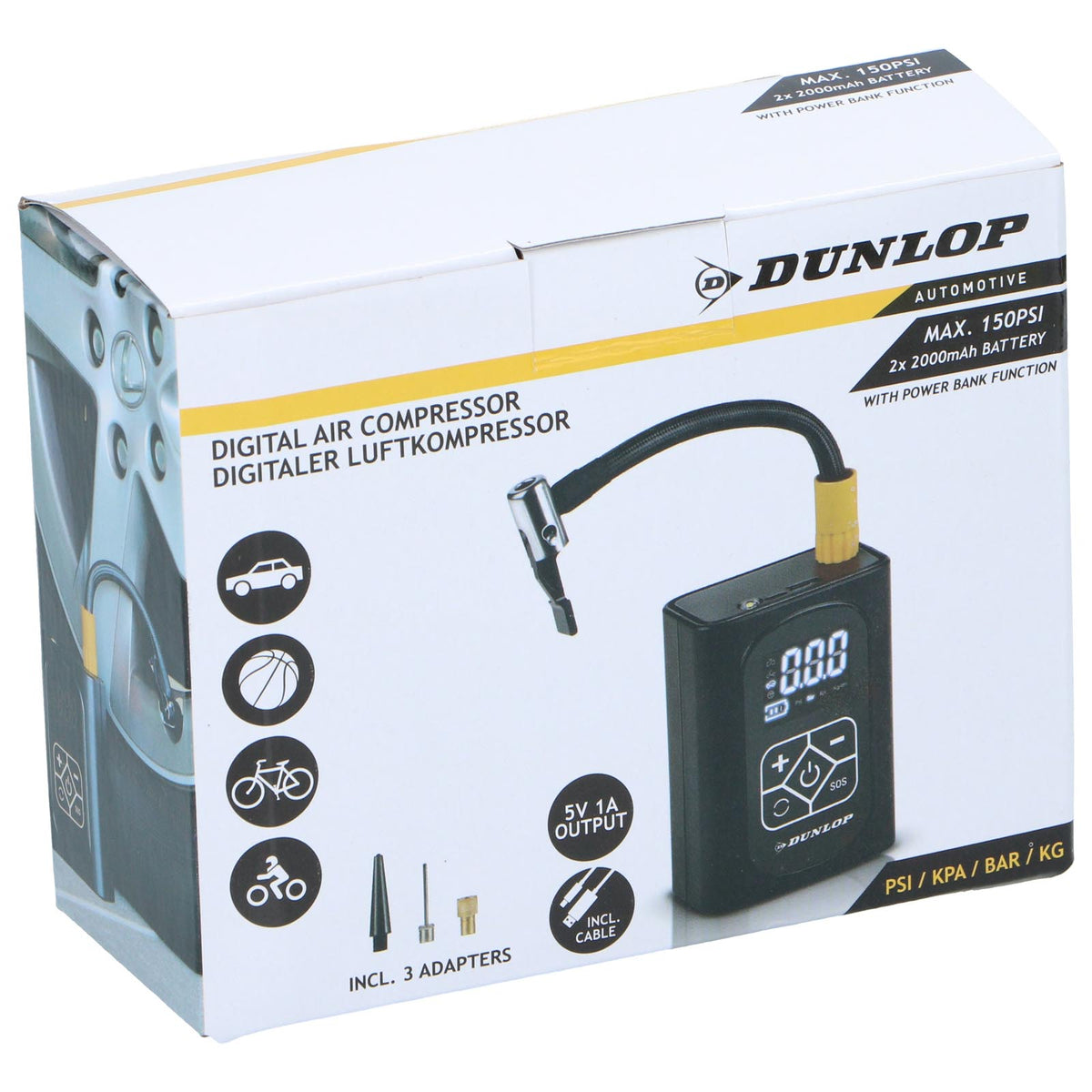 Dunlop Digital Air Pump