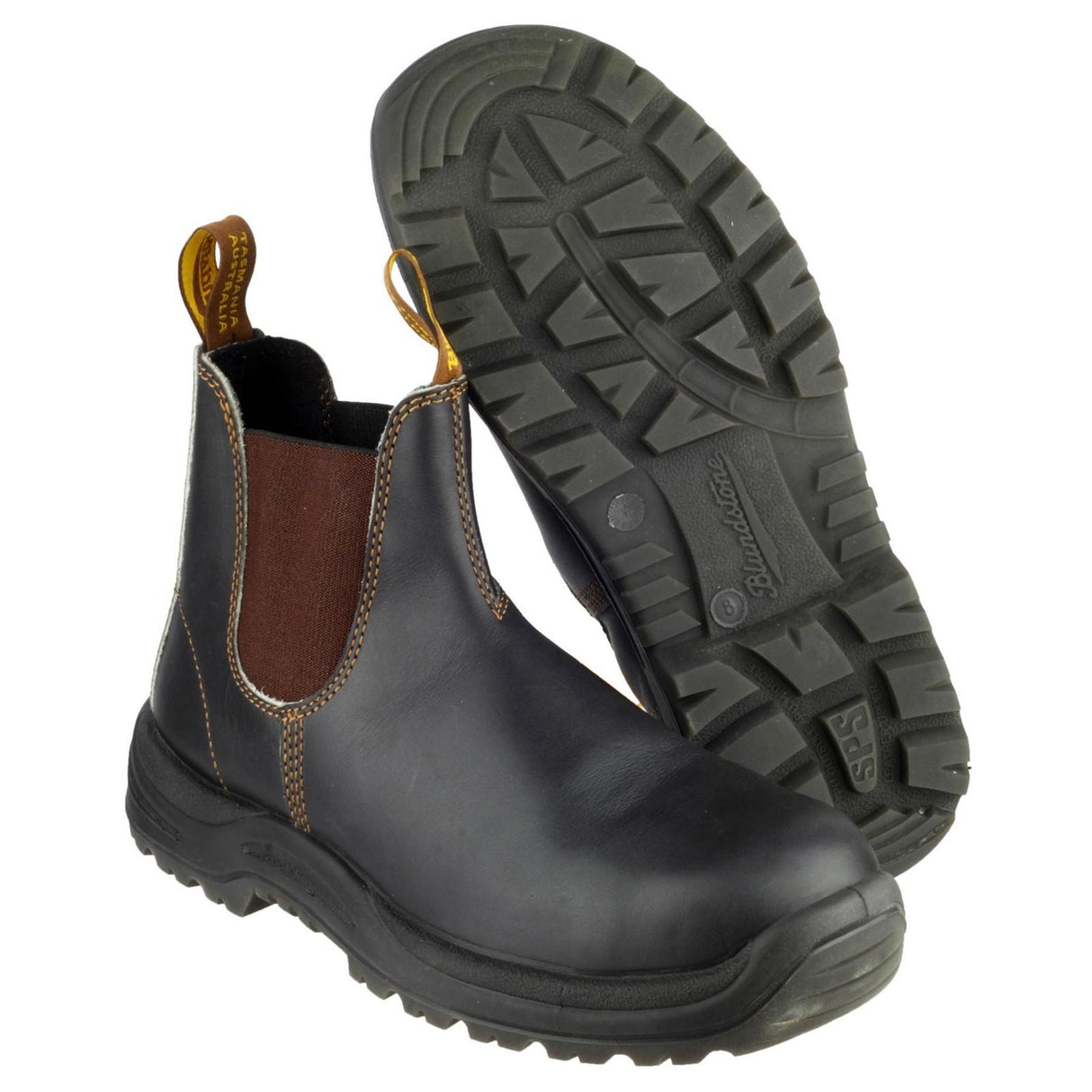 Blundstone Unisex 192 Industrial Safety Boot Stout Brown
