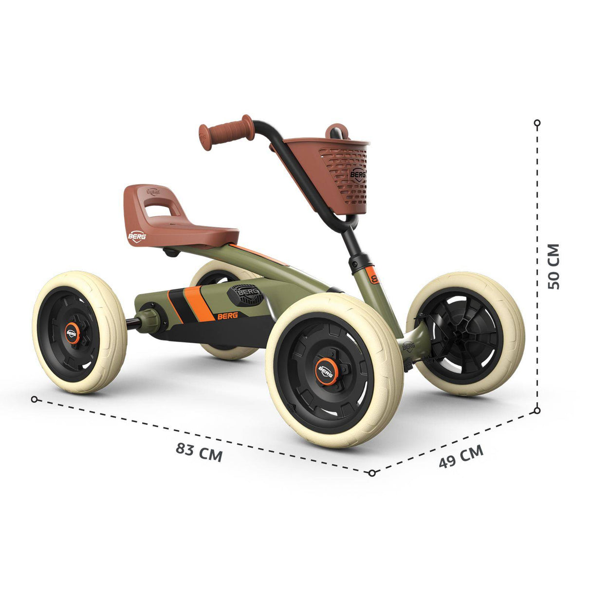 BERG Buzzy Retro Green Go-Kart