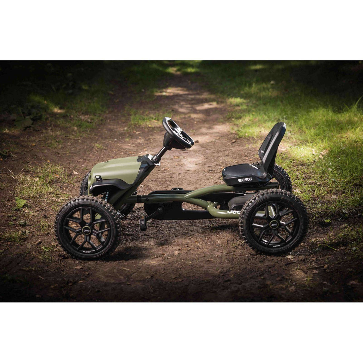BERG Jeep® Buddy Wrangler Green Go-Kart