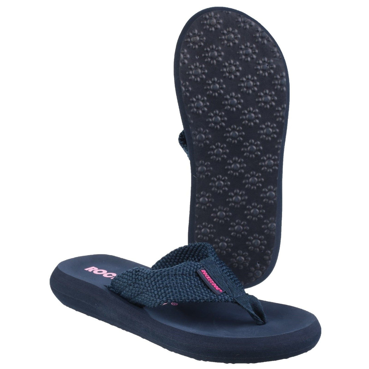 Rocket Dog Womens Sunset Webbing Flip Flop Navy
