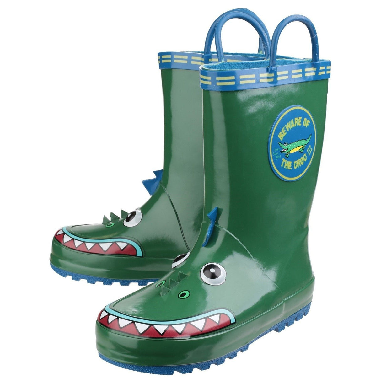 Cotswold Junior Kids Puddle Waterproof Pull On Boot Crocodile