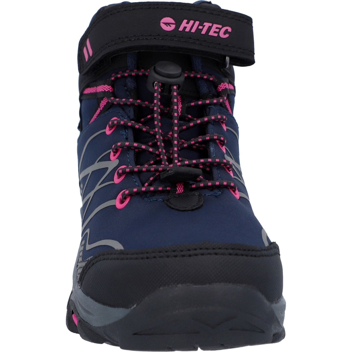 Hi-Tec Junior Girls Blackout Mid Boots Navy/Magenta