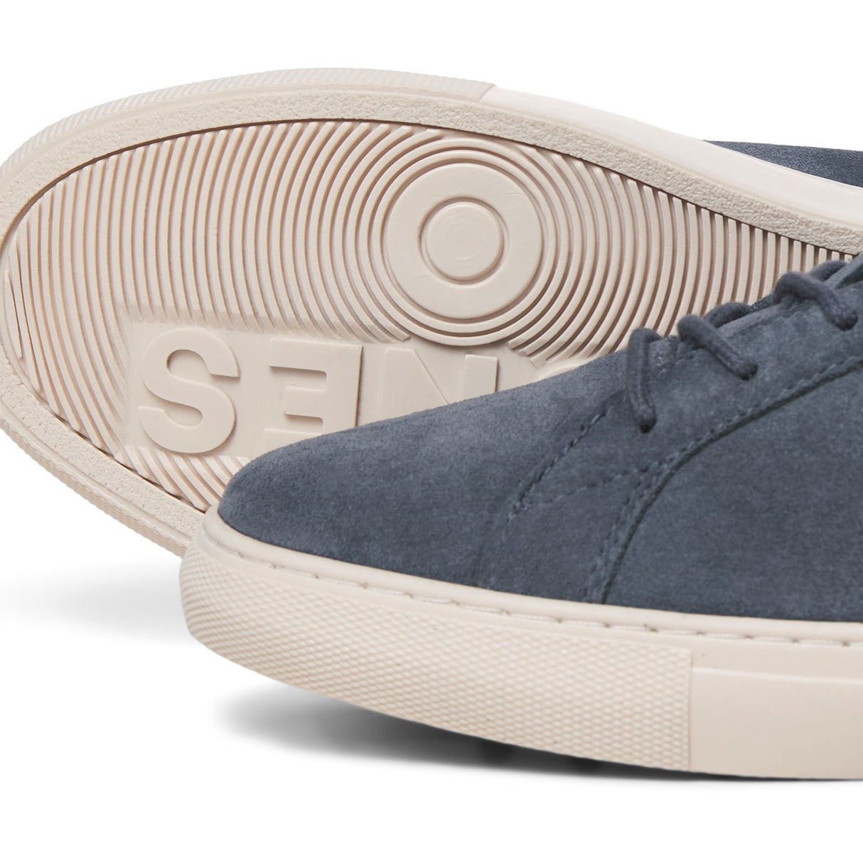 Jack & Jones Mens Galaxy Suede Trainers Vintage Indigo