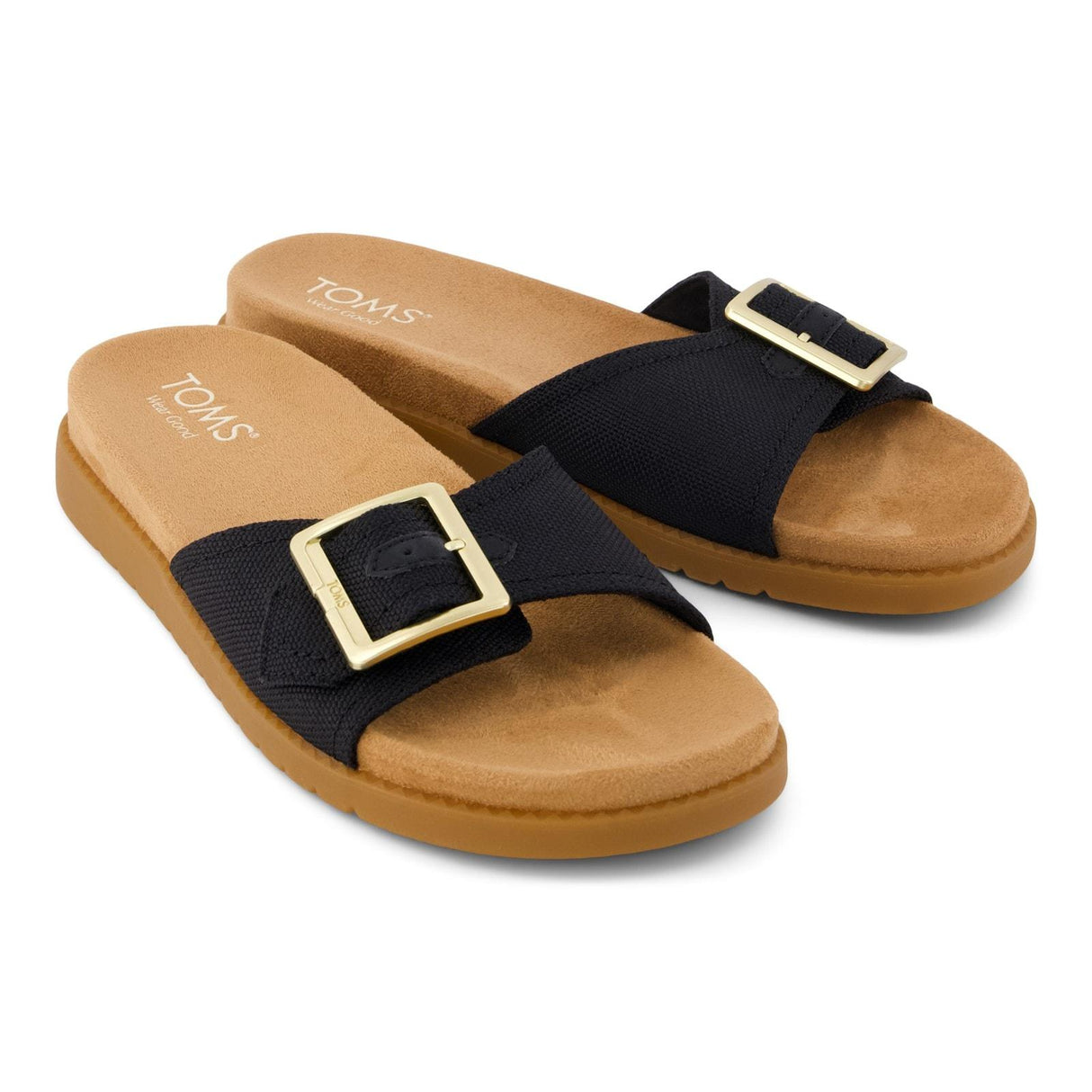 TOMS Womens Marin Slide Black