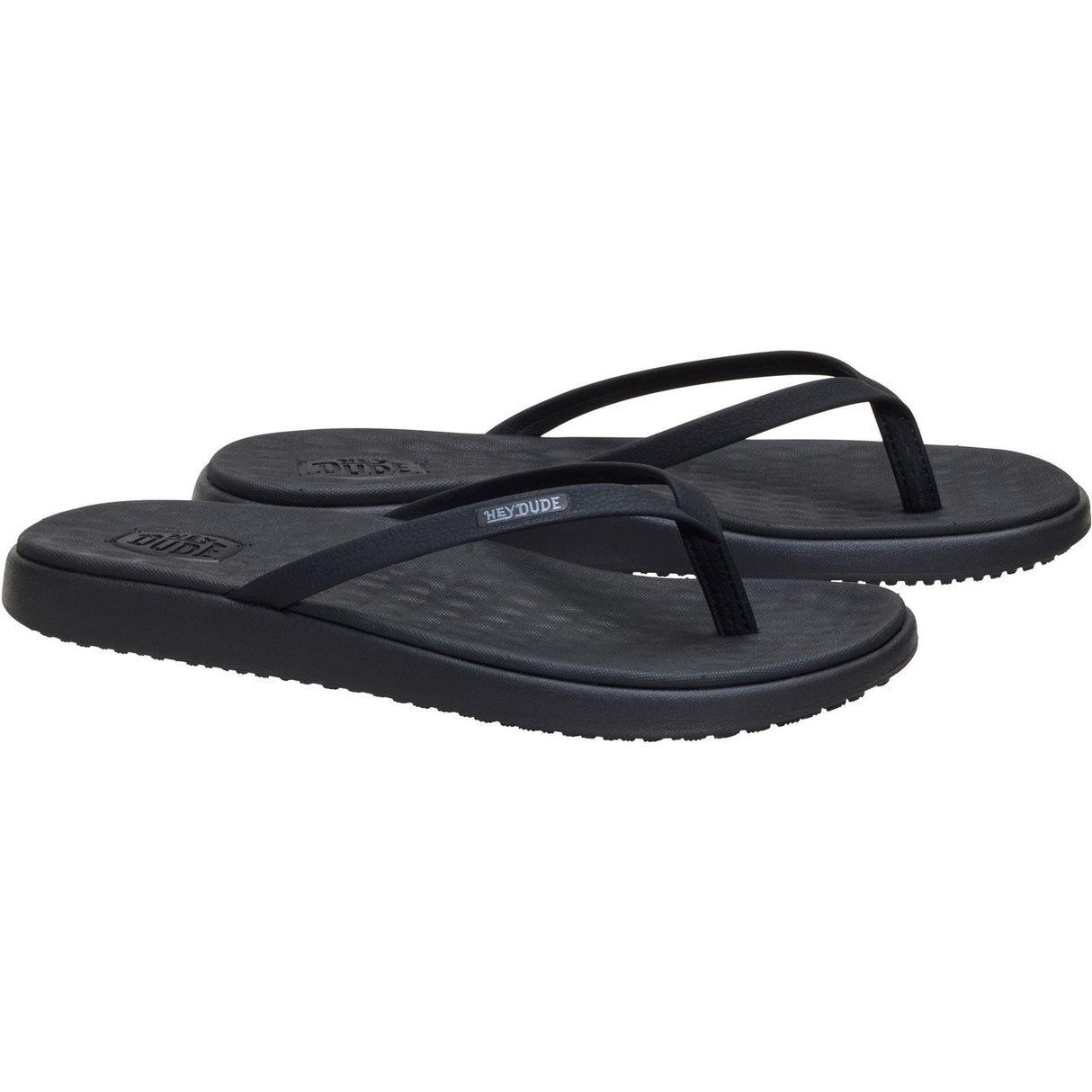 HEYDUDE Womens Maui Breeze Flip Black/Black