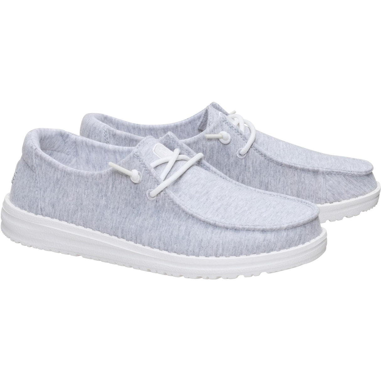 HEYDUDE Womens Wendy Stretch Jersey Light Grey