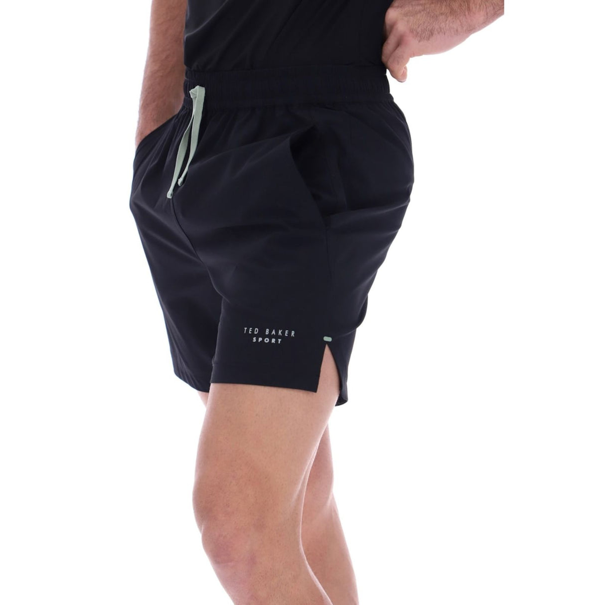 Ted Baker Sport Mens RICHARD Lightweight Running Shorts Black