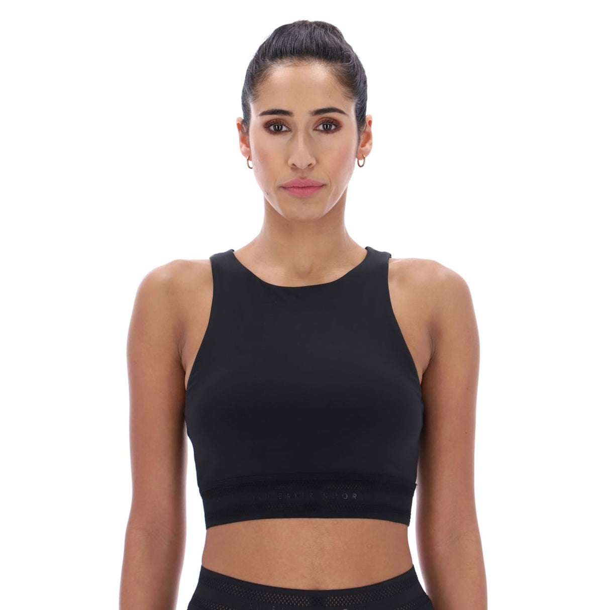 Ted Baker Sport Womens HELEN Training Long Line Bra Black