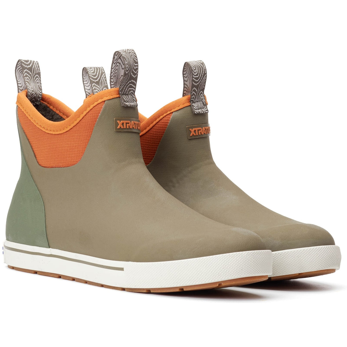 Xtratuf Mens Ankle Deck Camp Boot Olive